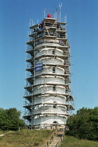 WSA Ostsee - Homepage - Sanierungsarbeiten Leuchtturm Dornbusch