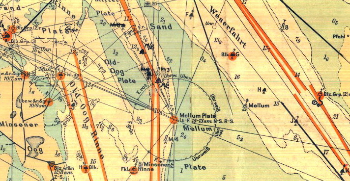 Mündung der Jade und Weser